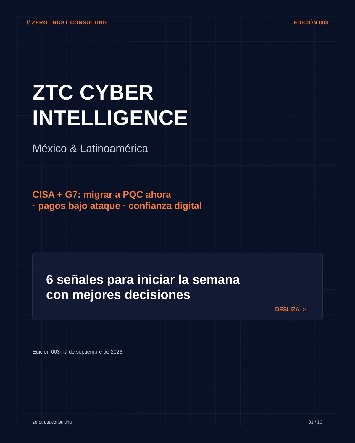 Portada ZTC Cyber Intelligence Edición 003