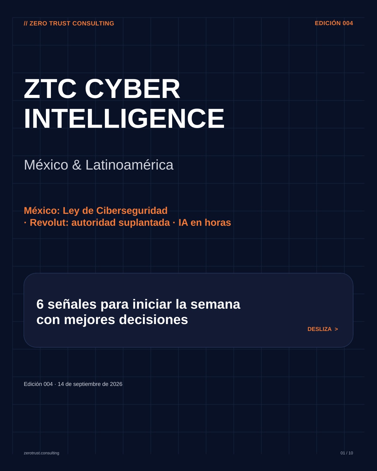 Portada ZTC Cyber Intelligence Edición 004